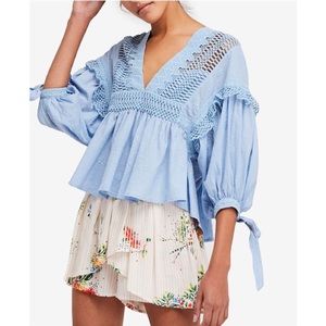 Free People Drive You Mad Blouse